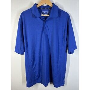 Pabst Blue Ribbon Polo Golf Shirt Mens Xl Cb DryTec Short Sleeve